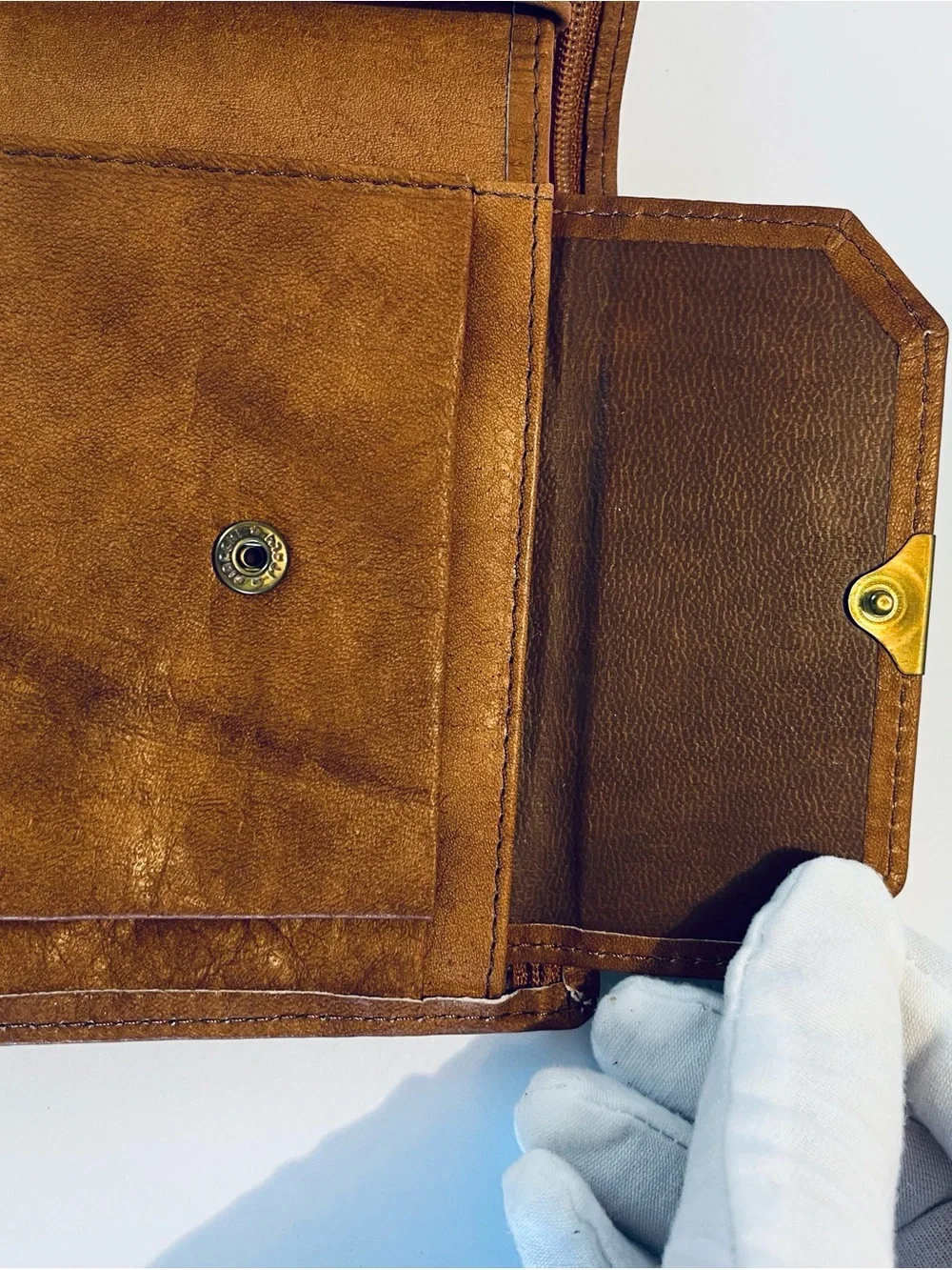 Giudi Genuine Leather Men’s Wallet Brown Made In Italy Bifold Coin Pocket NIB